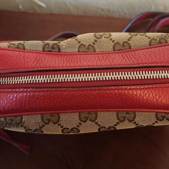 Gucci Canvas Bree Leather Crossbody Bag - Picture 8 of 14